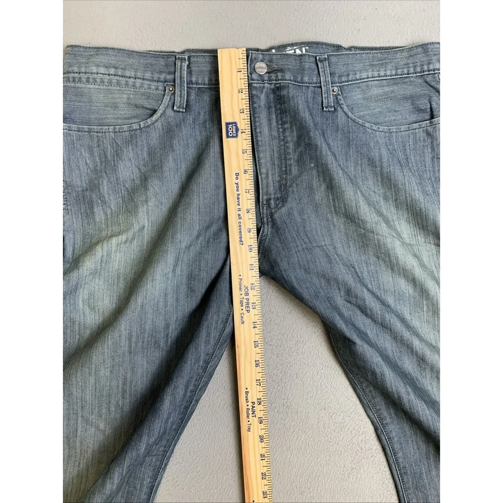 Levi's Jeans Men's Slim Straight‎ W38 L32 218 Blue Denizen Button Rear Pockets